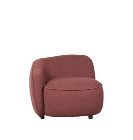 LABEL51 LABEL51 Fauteuil Livo - Winered - Boucle - Links