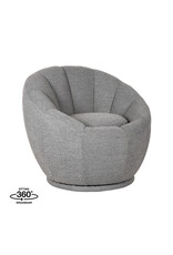 LABEL51 LABEL51 Fauteuil Crown - Grijs - Boucle