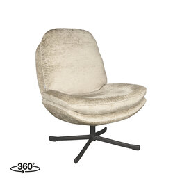 LABEL51 LABEL51 Fauteuil Noel - Beige - Stof