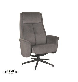 LABEL51 LABEL51 Fauteuil Bergen - Antraciet - Cosmo