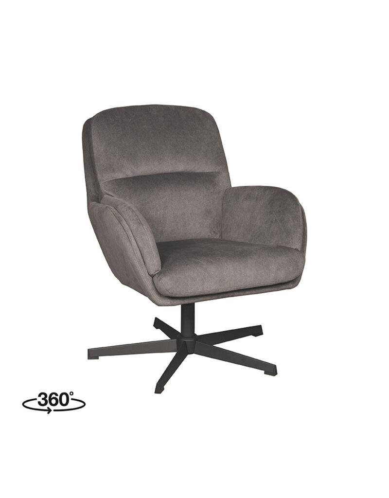 LABEL51 LABEL51 Fauteuil Moss - Antraciet - Cosmo