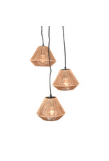 LABEL51 LABEL51 Hanglamp Ibiza - Naturel - Jute - 3-Lichts