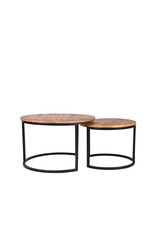 LABEL51 LABEL51 Salontafel Set Double - Rough - Mangohout
