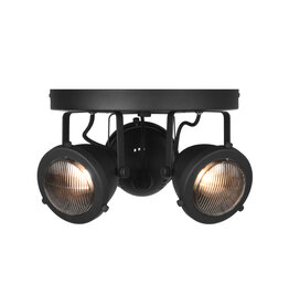 LABEL51 LABEL51 Spot Moto led - Zwart - Metaal - 3 Lichts