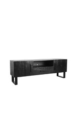 LABEL51 LABEL51 Tv-meubel Santos - Zwart - Mangohout - 168 cm