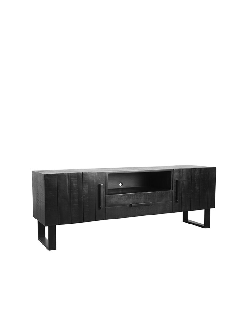 LABEL51 LABEL51 Tv-meubel Santos - Zwart - Mangohout - 168 cm