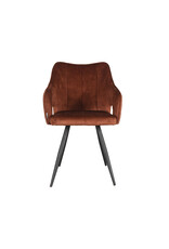 LABEL51 LABEL51 Eetkamerstoel Noud - Rust - Velours