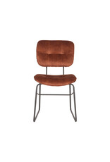 LABEL51 LABEL51 Eetkamerstoel Dez - Rust - Velours