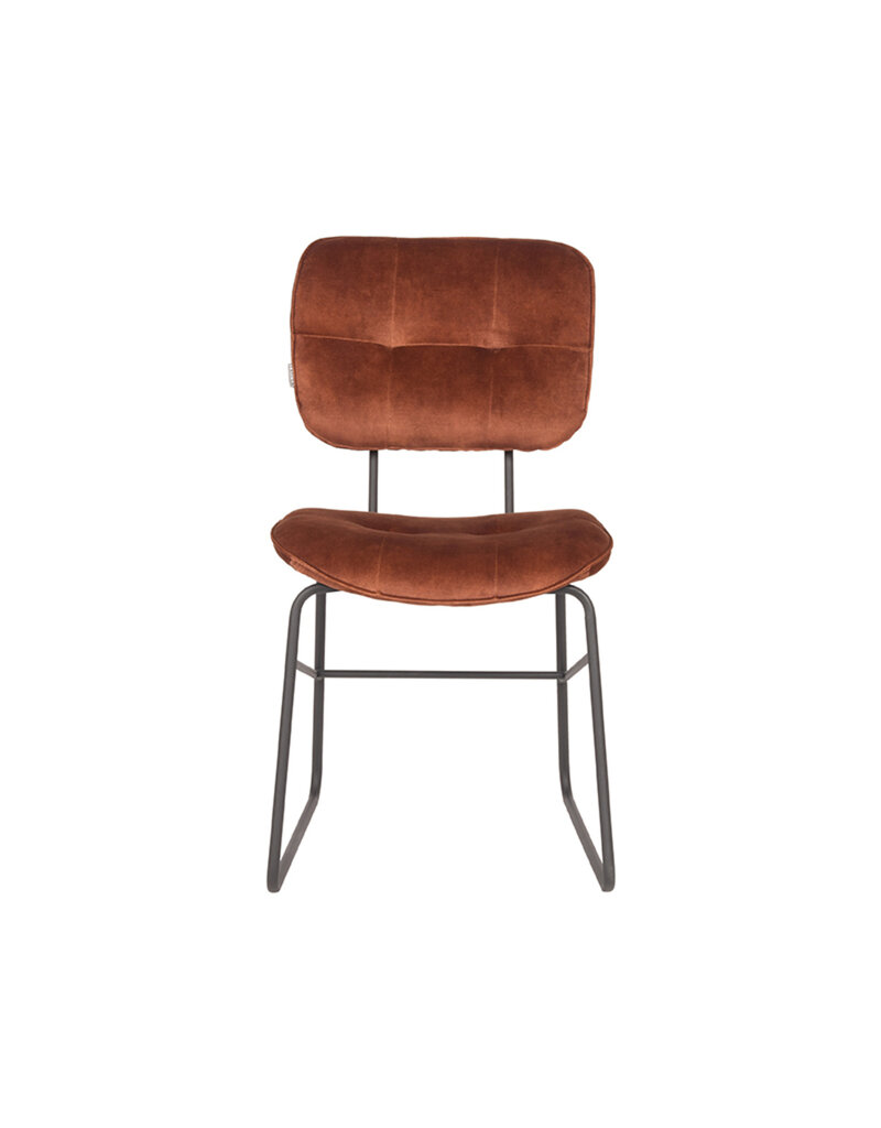 LABEL51 LABEL51 Eetkamerstoel Dez - Rust - Velours