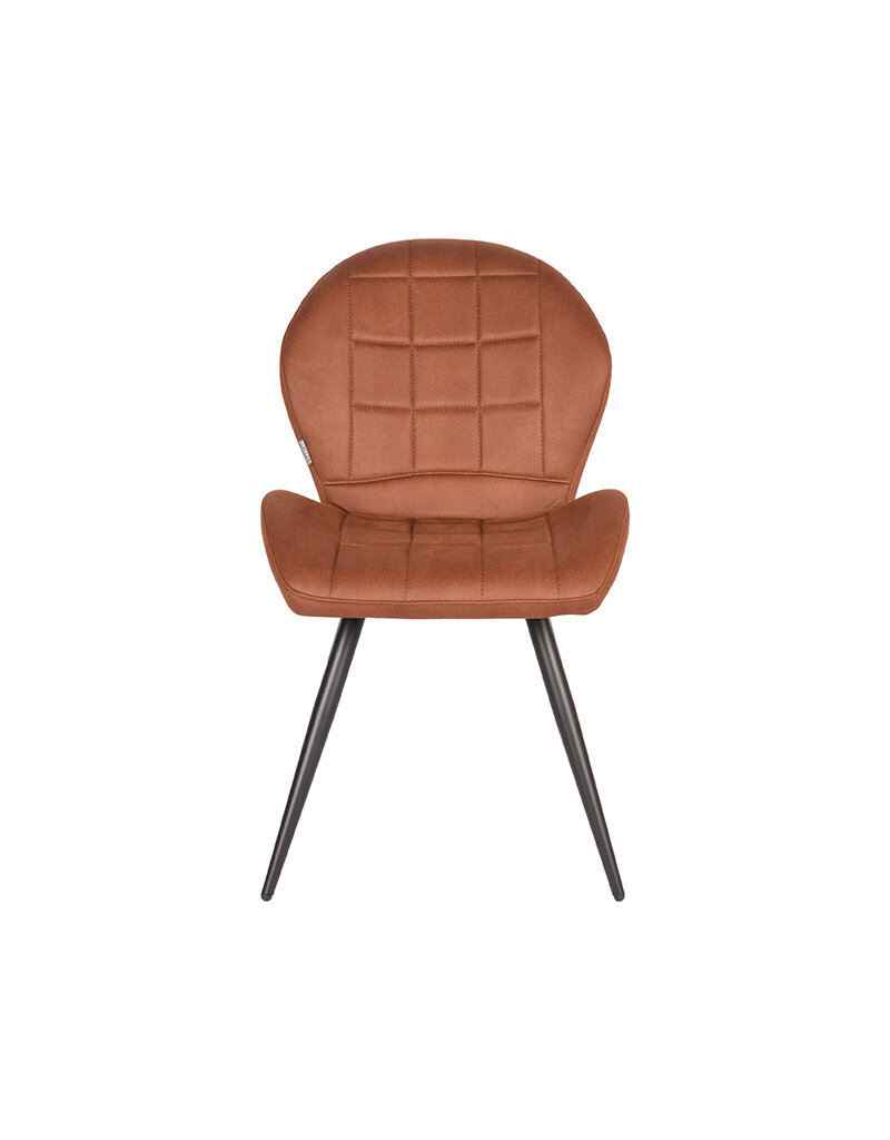 LABEL51 LABEL51 Eetkamerstoel Sil - Cognac - Microfiber