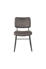LABEL51 LABEL51 Eetkamerstoel Noah - Antraciet - Microfiber