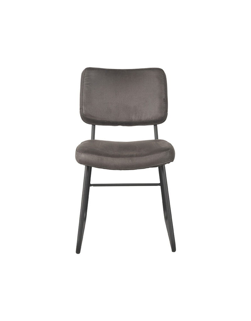 LABEL51 LABEL51 Eetkamerstoel Noah - Antraciet - Microfiber
