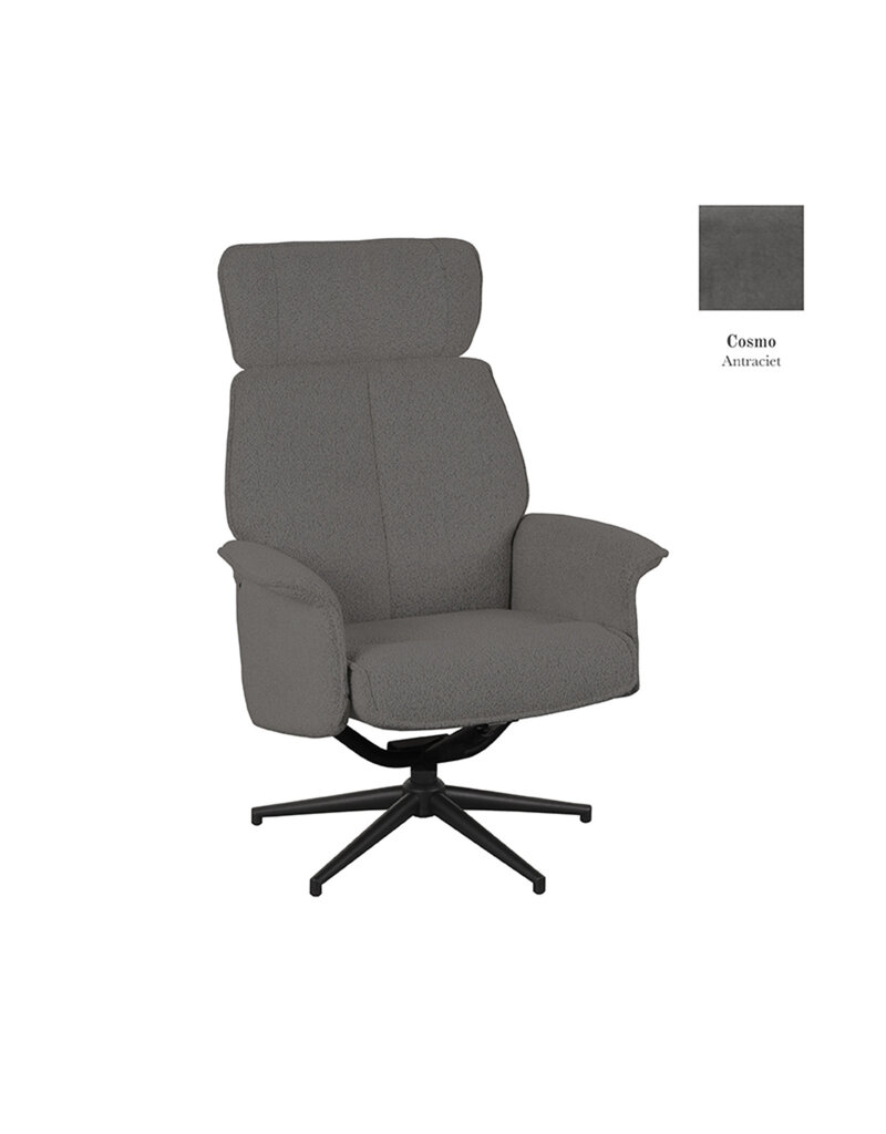 LABEL51 LABEL51 Fauteuil Verdal - Antraciet - Cosmo