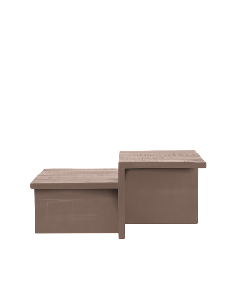 LABEL51 LABEL51 Salontafel Skip - Espresso - Mangohout