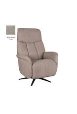 LABEL51 LABEL51 Fauteuil Oslo - Taupe - Micro Suede - Elektrische