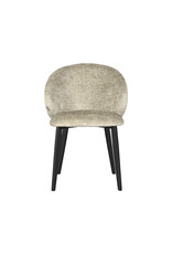 LABEL51 LABEL51 Eetkamerstoel Logan - Beige - Fluweel