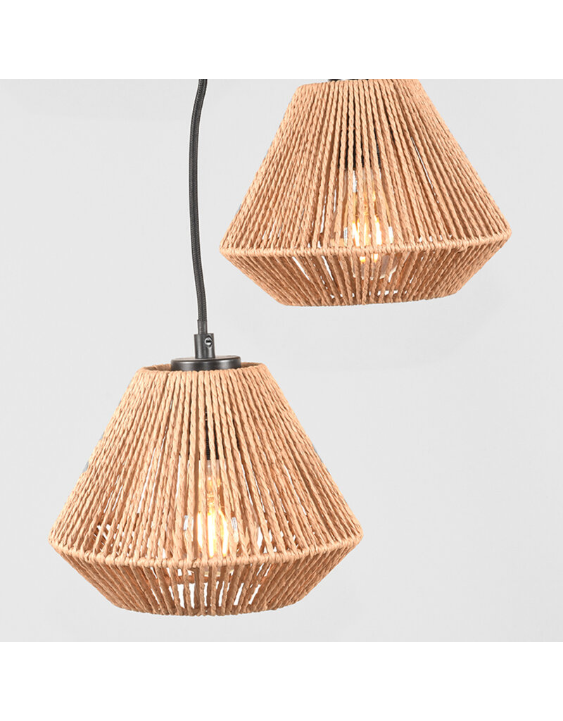 LABEL51 LABEL51 Hanglamp Ibiza - Naturel - Jute - 3-Lichts