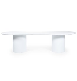 Damn LABEL51 Eetkamertafel Glasgow - Rough - Mangohout - 220x95 cm - Copy