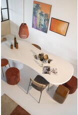 Damn LABEL51 Eetkamertafel Glasgow - Rough - Mangohout - 220x95 cm - Copy