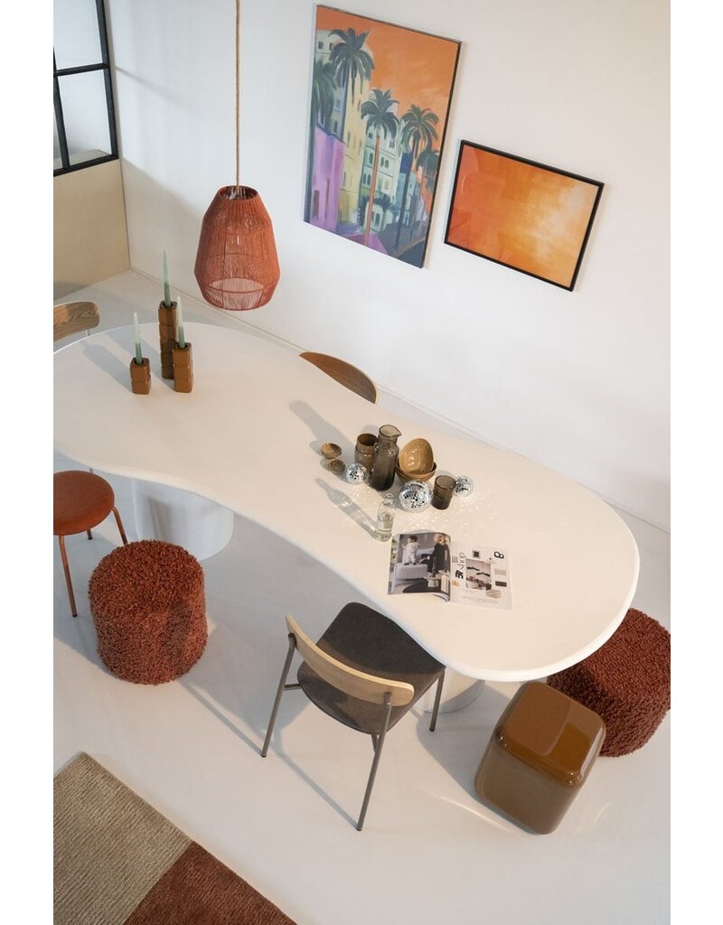 Damn LABEL51 Eetkamertafel Glasgow - Rough - Mangohout - 220x95 cm - Copy