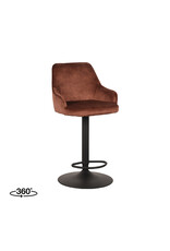LABEL51 LABEL51 Barkruk Fender - Rust - Velours