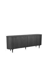 Damn LABEL51 Dressoir Oliva - Zwart - Eiken - 220 cm
