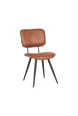 LABEL51 LABEL51 Eetkamerstoel Fos - Cognac - Leder
