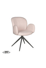 LABEL51 LABEL51 Eetkamerstoel Kimball - Naturel - Boucle