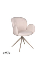 LABEL51 LABEL51 Eetkamerstoel Kimball - Naturel - Boucle