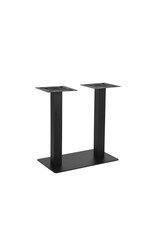 LABEL51 LABEL51 Eetkamertafel Tafelpoot Dubbel - Zwart - Metaal - Dubbel - 71 cm