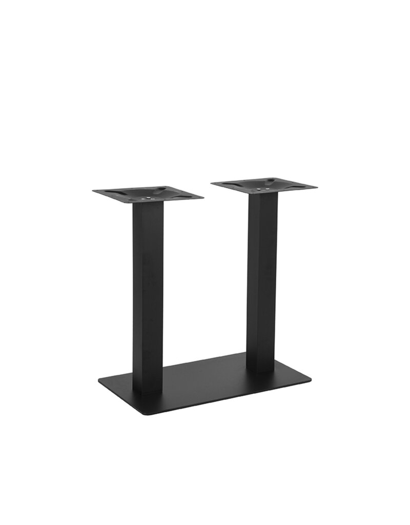 LABEL51 LABEL51 Eetkamertafel Tafelpoot Dubbel - Zwart - Metaal - Dubbel - 71 cm
