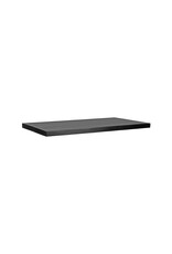 LABEL51 LABEL51 Eetkamertafel Tafelblad Straight Edge - Zwart - Mangohout - 120 cm Straight