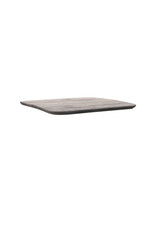 LABEL51 LABEL51 Eetkamertafel Tafelblad Sloppy Edge - Zwart - Mangohout - 70 cm Sloppy