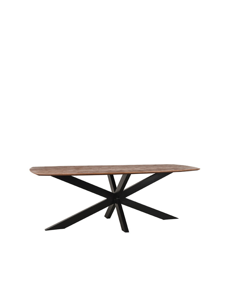 LABEL51 LABEL51 Eetkamertafel Zane - Espresso - Mangohout