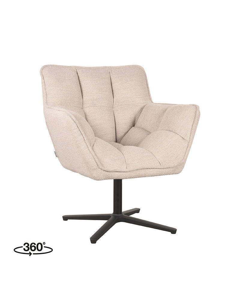 LABEL51 LABEL51 Fauteuil Ian - Naturel - Boucle