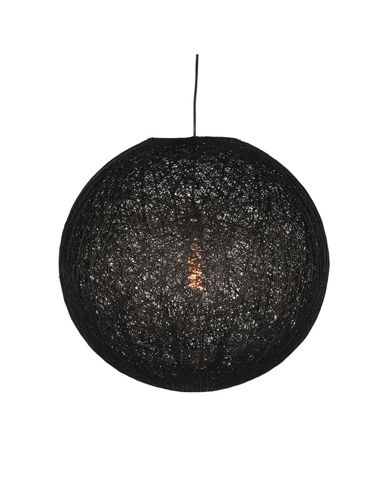 LABEL51 LABEL51 Hanglamp Twist - Zwart - Vlas - XL