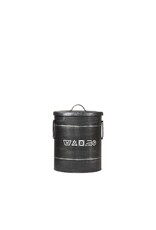 LABEL51 LABEL51 Wasmand - Zwart - Metaal - S