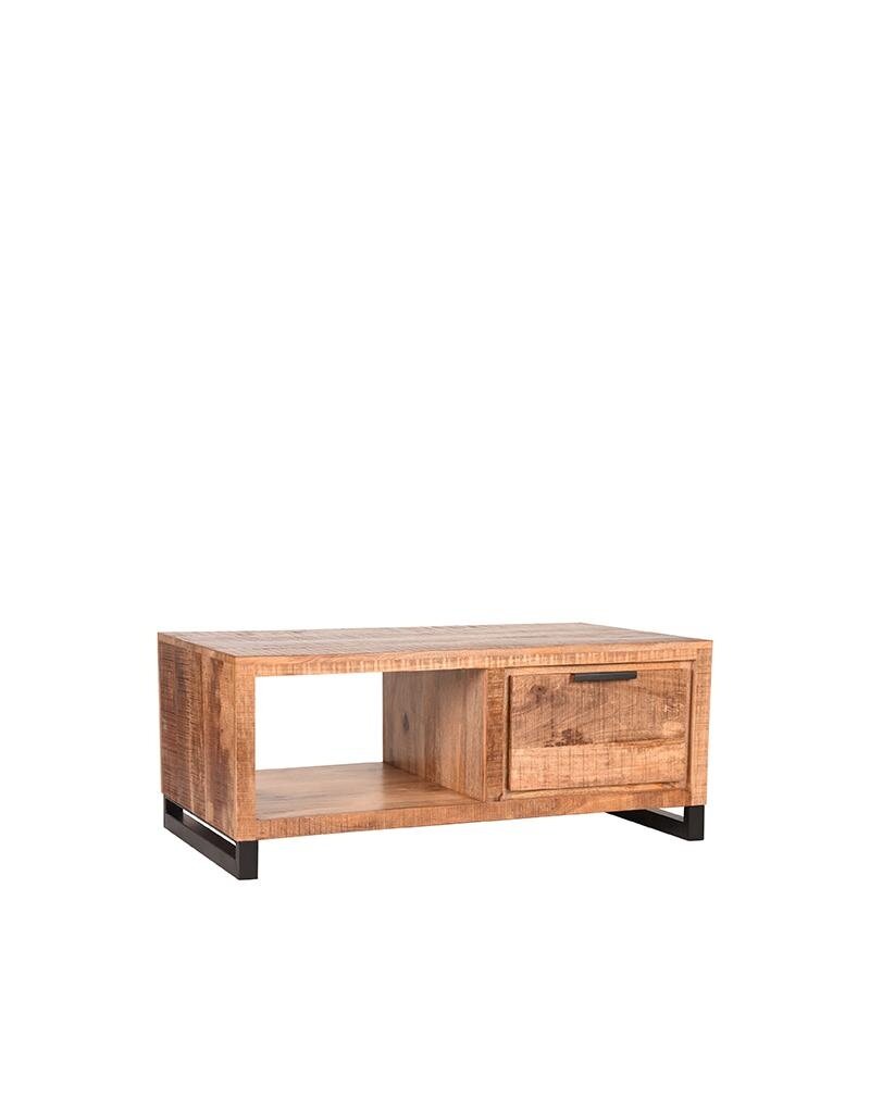 LABEL51 LABEL51 Salontafel Glasgow - Rough - Mangohout - 110x60 cm