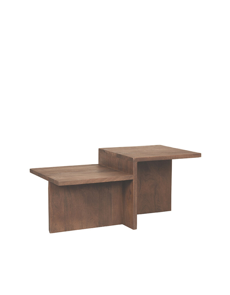 LABEL51 LABEL51 Salontafel Skip - Espresso - Mangohout