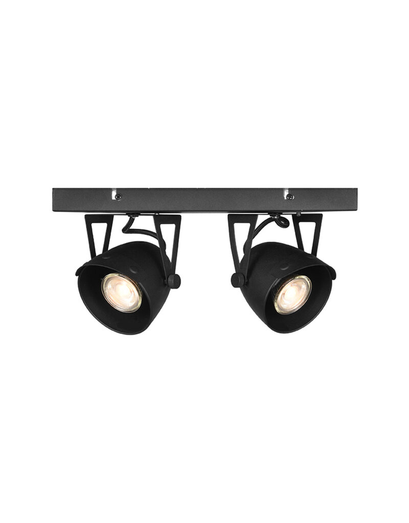 LABEL51 LABEL51 Spot Cap led - Zwart - Metaal - 2 Lichts