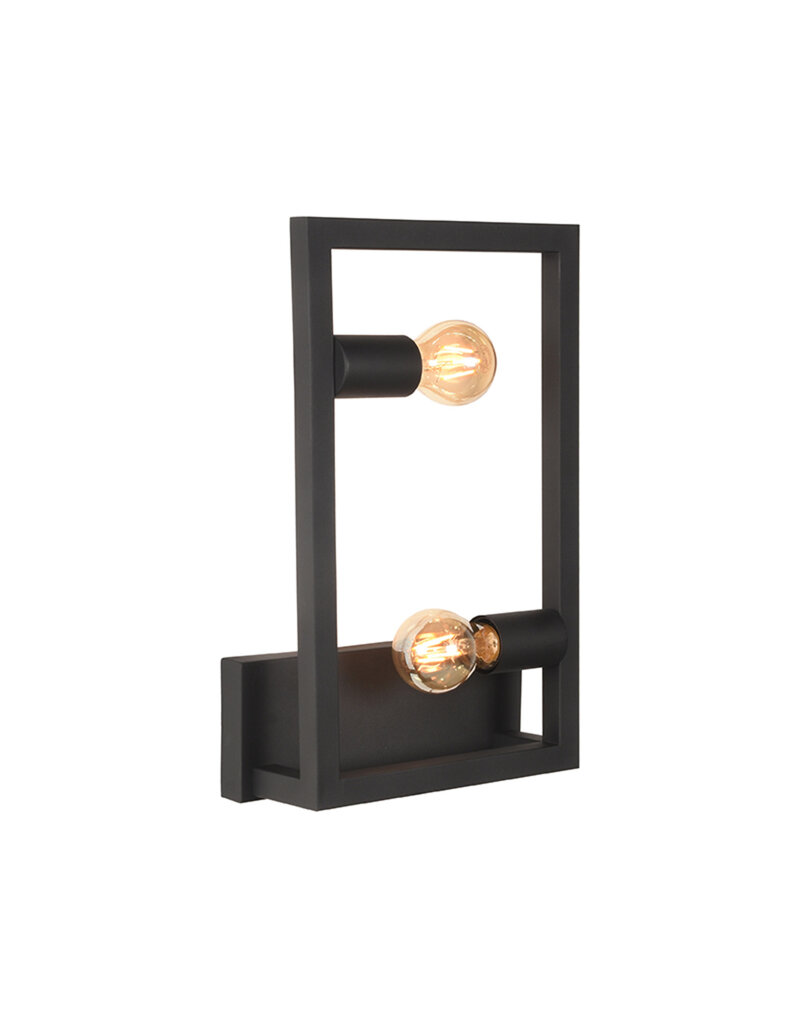 LABEL51 LABEL51 Wandlamp Quadrato - Zwart - Metaal