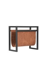 LABEL51 LABEL51 Magazinehouder - Cognac - Leder