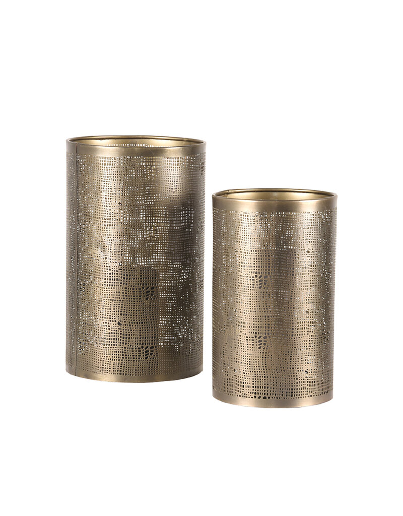 LABEL51 LABEL51 Kaarsenhouders - Antiek goud - Metaal - L