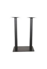 LABEL51 LABEL51 Bartafel Tafelpoot Dubbel - Zwart - Metaal - Dubbel - 108 cm