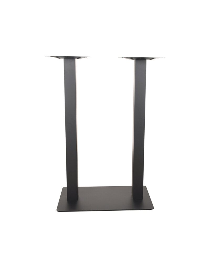 LABEL51 LABEL51 Bartafel Tafelpoot Dubbel - Zwart - Metaal - Dubbel - 108 cm