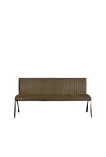 LABEL51 LABEL51 Eetkamerbank Matz - Army green - Microfiber - 175 cm