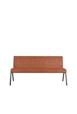 LABEL51 LABEL51 Eetkamerbank Matz - Cognac - Microfiber - 175 cm