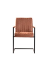 LABEL51 LABEL51 Eetkamerstoel Milo - Cognac - Microfiber