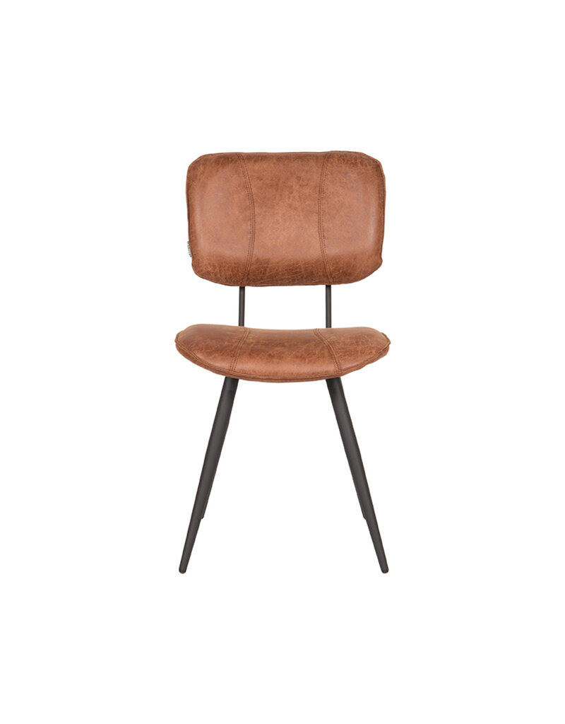 LABEL51 LABEL51 Eetkamerstoel Fos - Cognac - Leder