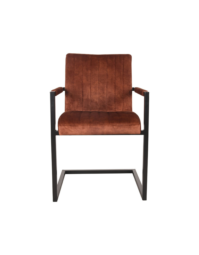 LABEL51 LABEL51 Eetkamerstoel Milo - Rust - Velours